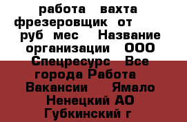 работа . вахта. фрезеровщик. от 50 000 руб./мес. › Название организации ­ ООО Спецресурс - Все города Работа » Вакансии   . Ямало-Ненецкий АО,Губкинский г.